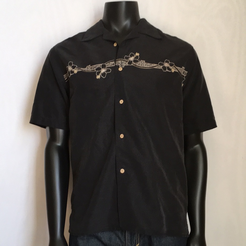 THE HAVANERA COMPANY SMALL POLY-BLEND BUTTON DOWN